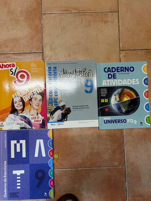 Cadernos de atividades do 9 ano