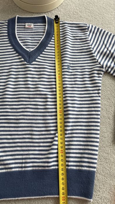 Sweter sweterek Polo 128 paski