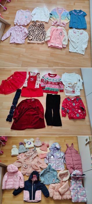 Paka ubranek dla dziewczynki roz. 92