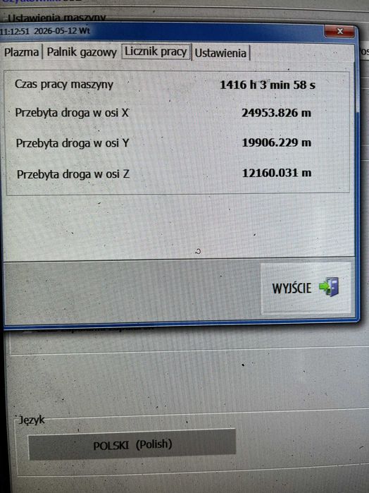 Wypalarka plazmowa CNC STIGAL i tokarka CNC