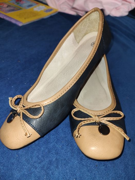 Czarne baleriny rozmiar 39 Tom&Rose