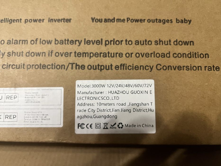 Інвертор - чиста синусоїда з 12в на 220в