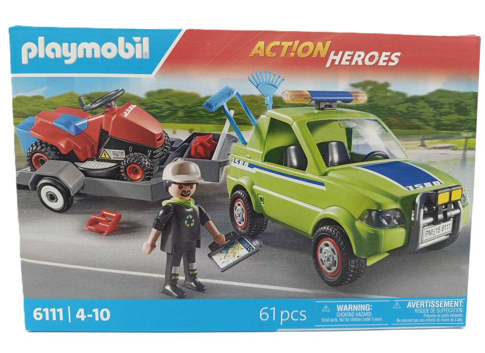 Playmobil 6111 pojazd serwisowy z kosiarka