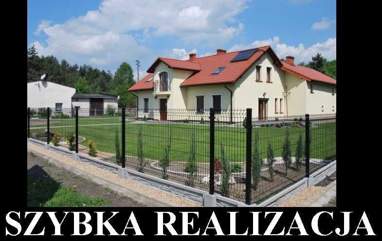 Ogrodzenie panelowe podmurówka montaż panele ogrodzeniowe brama oc+ral