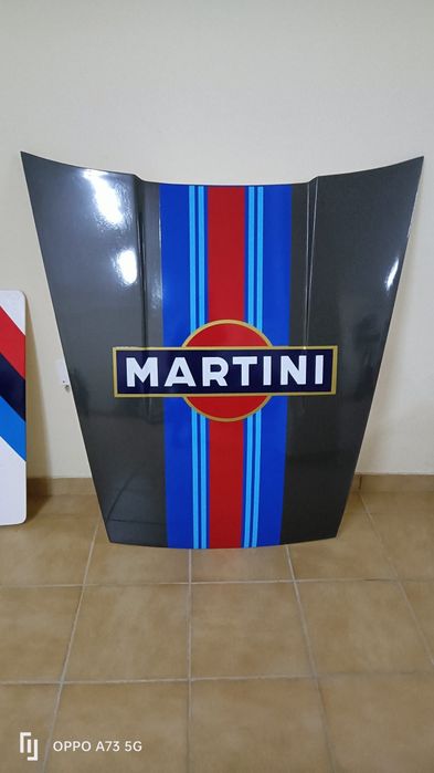 Capô Porsche 911 decoração  Martini