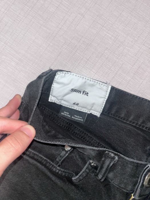 Jeans Slim H&M Azul W29/L32 - Muito Bom Estado