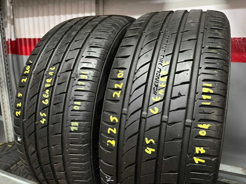 2X OPONY LETNIE 225/45R17 91Y General Altimax One S 6.9MM 2019R