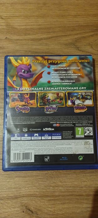 Gra Spyro na ps4. 3 gry w jednej!!!