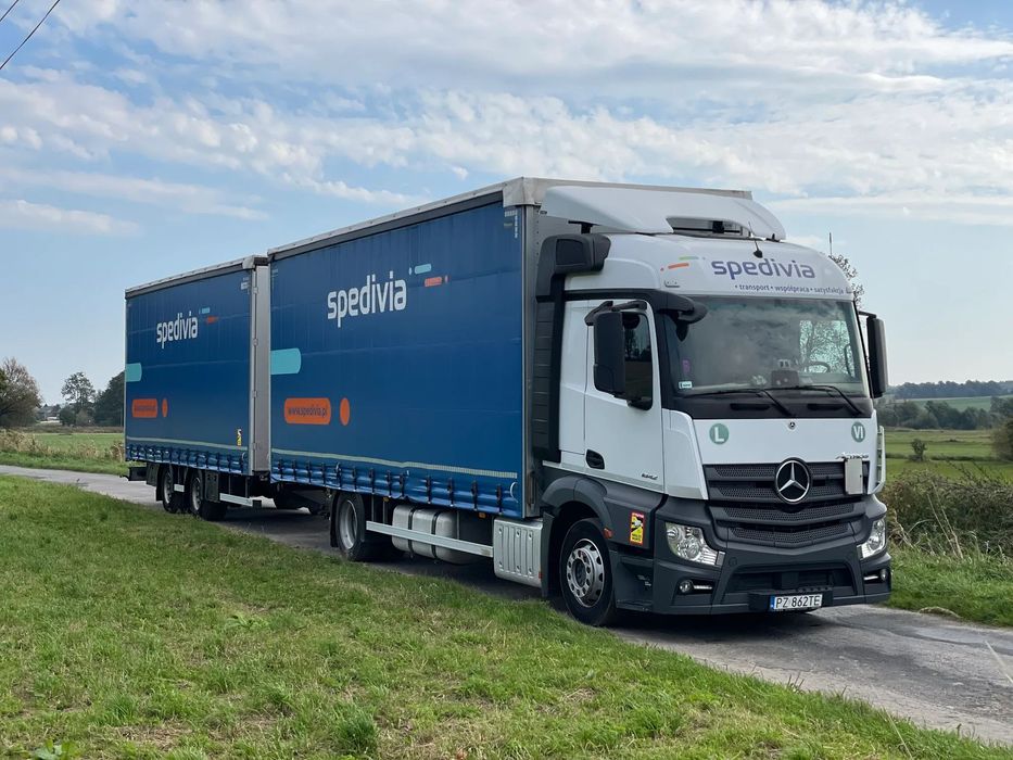 Mercedes-Benz Actros 1842  Mercedes-Benz ACTROS 1840 / ZESTAW TANDEM 120 M3