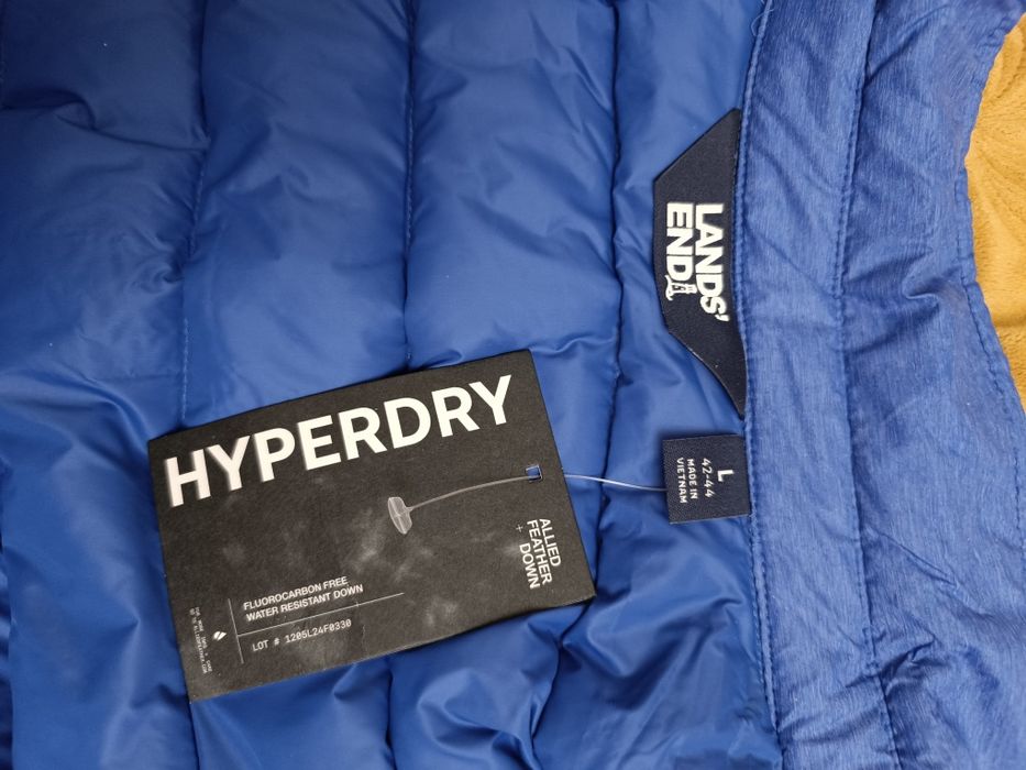 LANDS'END L/XL куртка пуховик оригинал США Деми еврозима новая