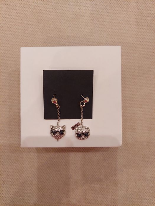 Сережки " Karl Lagerfeld" орг