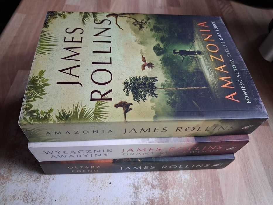 James Rollins Zestaw 3 książek nowe