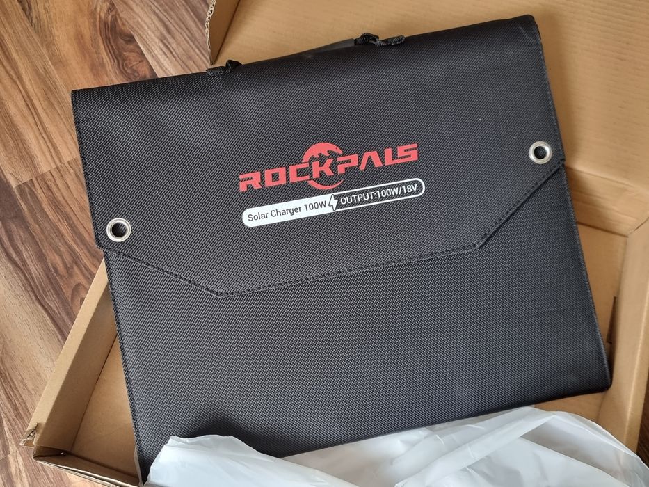 Сонячна панель ROCKPALS RP100 100W Portable Solar Panel солнечная