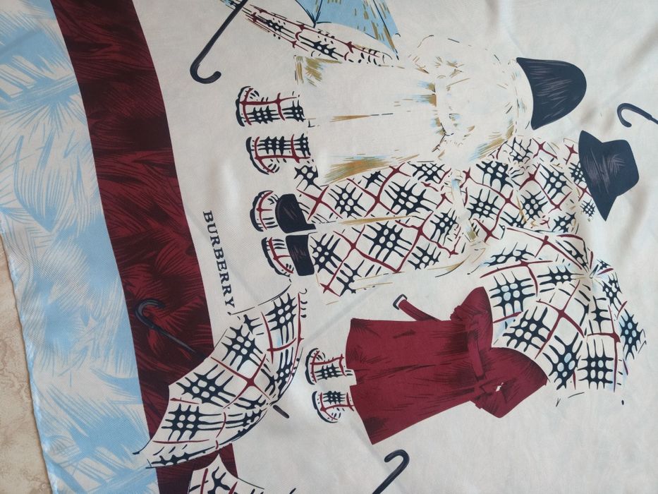 Burberry chusta jedwabna