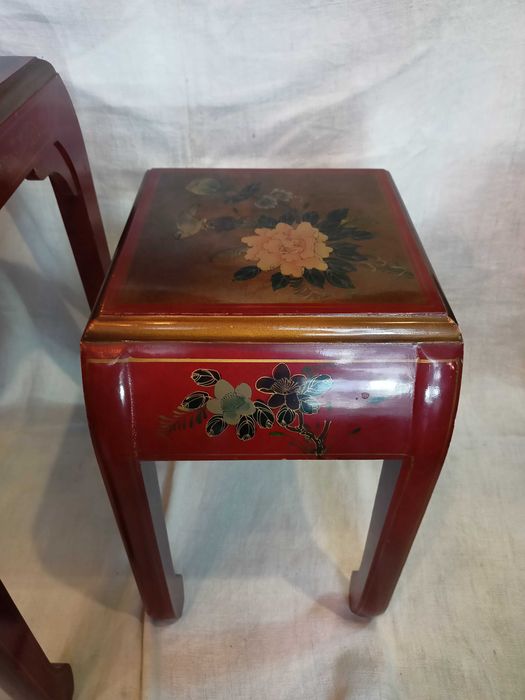 Mesa Mãe Bancos Madeira Lacada