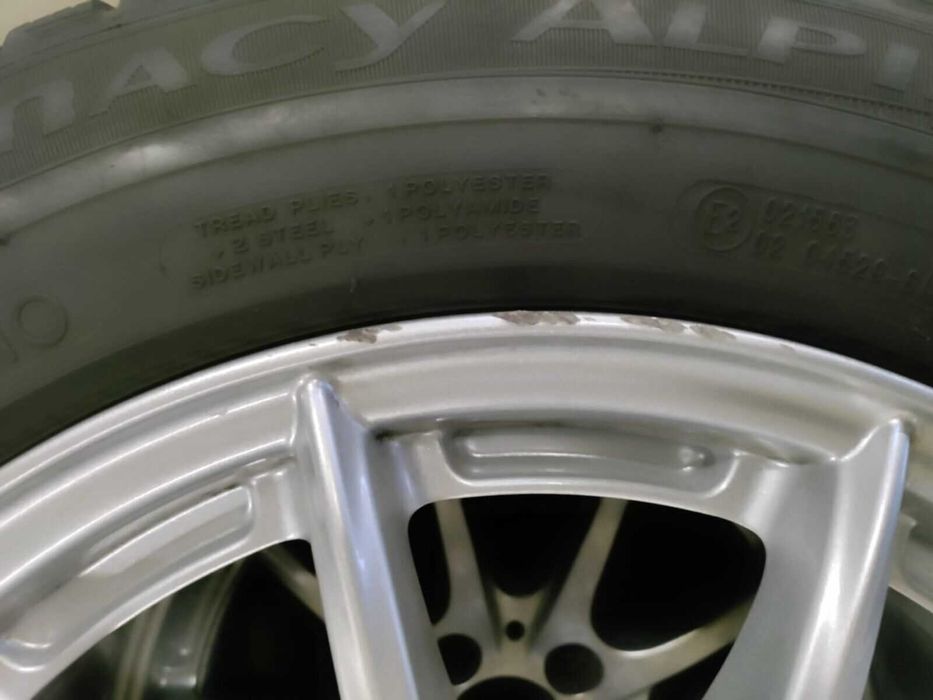 Koła opony zimowe felgi alu Mercedes E W212 225/55 R16 Michelin 7mm