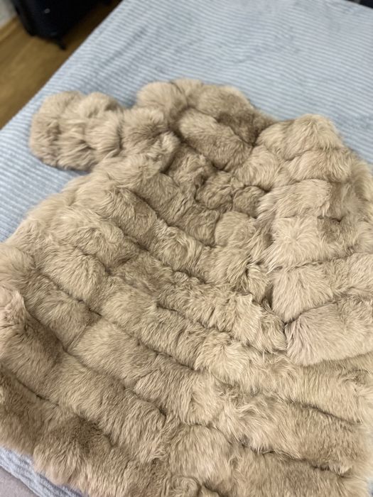 Шуба с меха песца