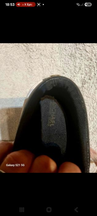 Michael Kors trampki czarne dla dziewczynki 32