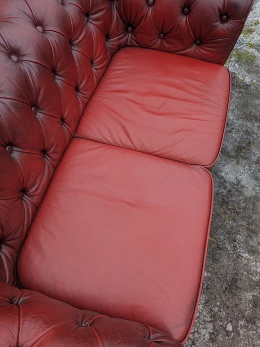 Sofa skórzana Chesterfield