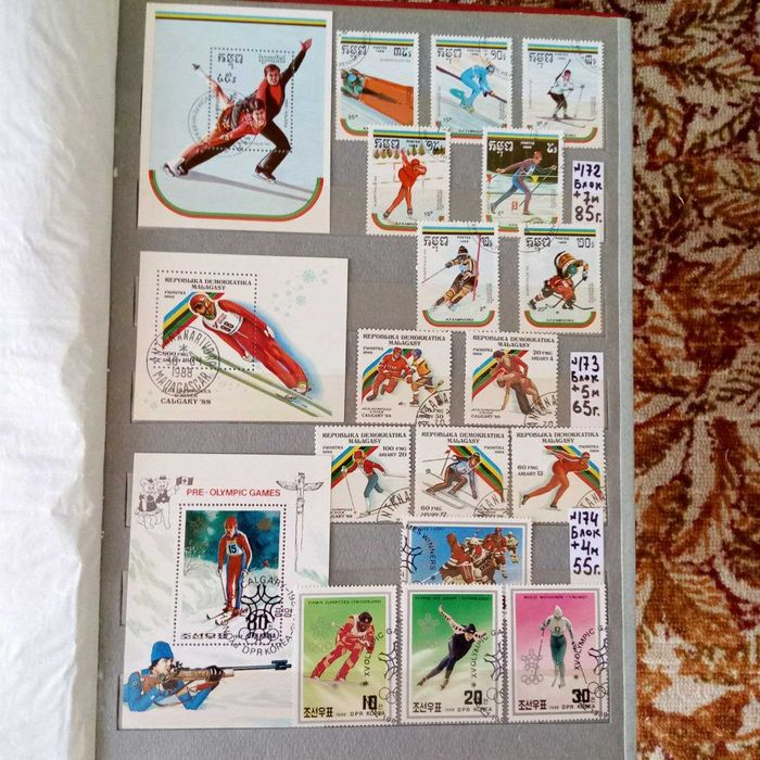 Марки, коллекция большая