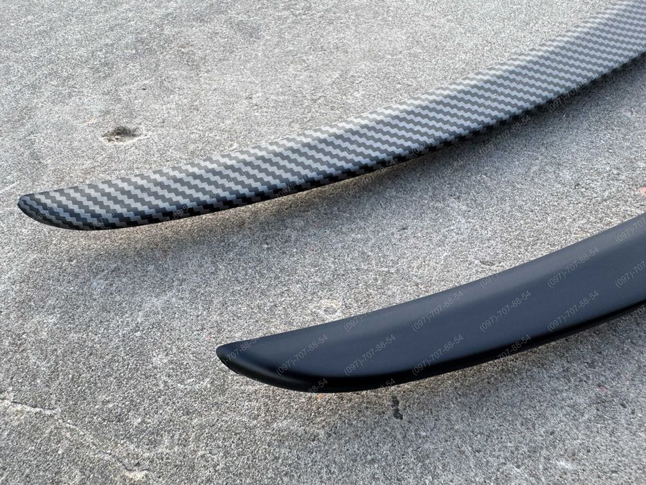 Спойлер (чорний мат; карбон) Tesla Model 3, Model Y