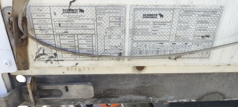 Штора шміц 15 рік тент лісовоз свіжопригнаний