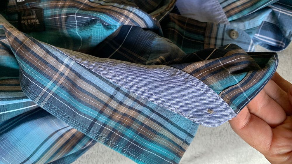 Стильна сорочка в клітинку Tailor&Son, L (41/42).