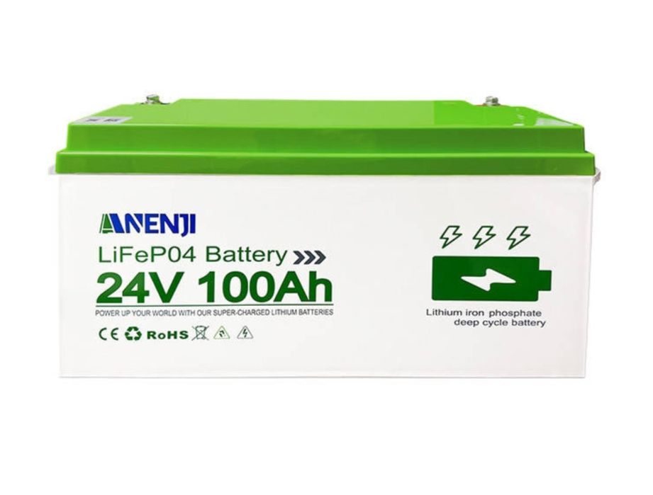Anenji LifePEO4 Battery 24v 100 Ah з Bluetooth