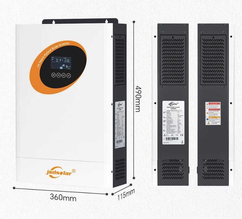 Гібридний інвертор Jsdsolar J4000HC WI-FI, 24В, 4000 Вт