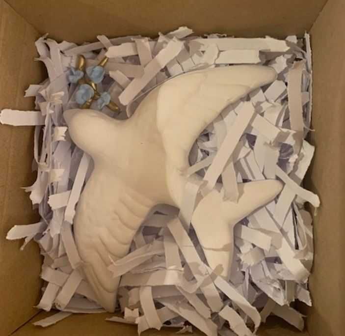 Caixa de oferta para lembrança