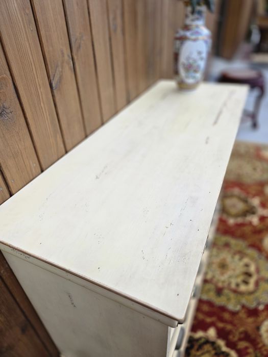 Komoda vintage z szufladami jasna 125 cm #1994 Stylowy Węgrów