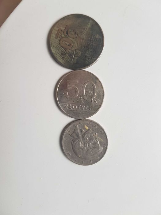 Monety 1 grosz z 1949 roku i inne