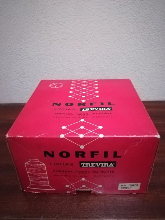 Caixa Norfil Linhas de Cozer Empresa Fabril do Norte
