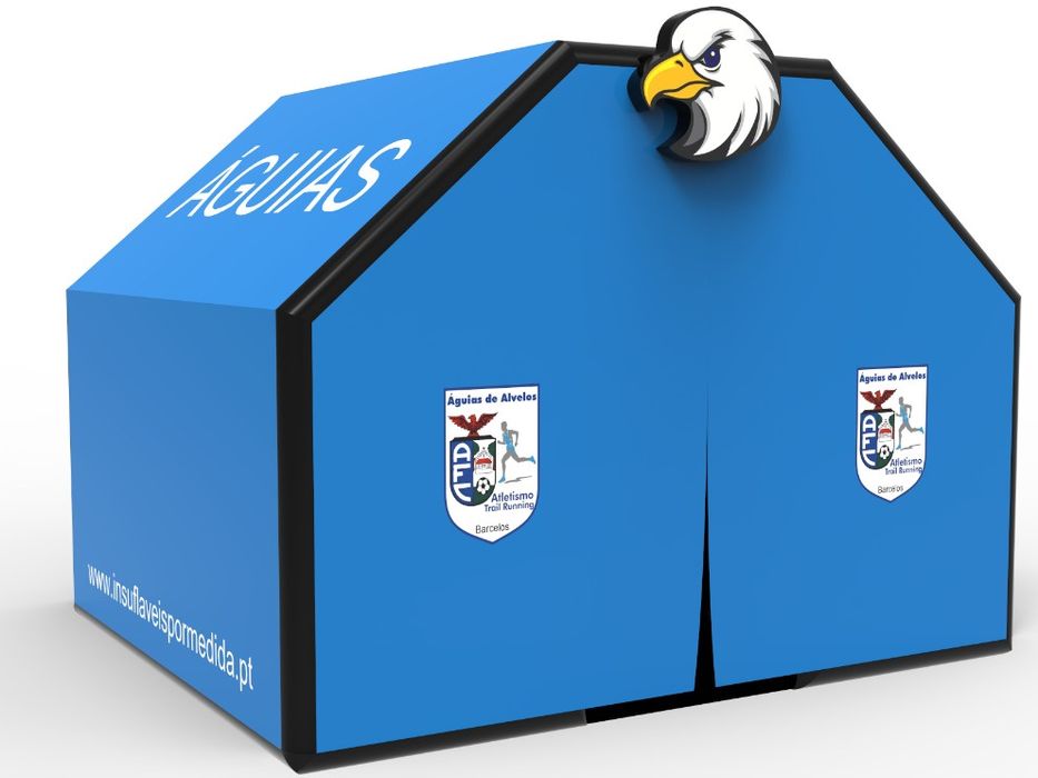 Tenda insuflável personalizada!