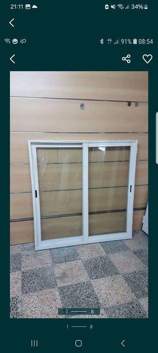 Janelas usadas de alumínio