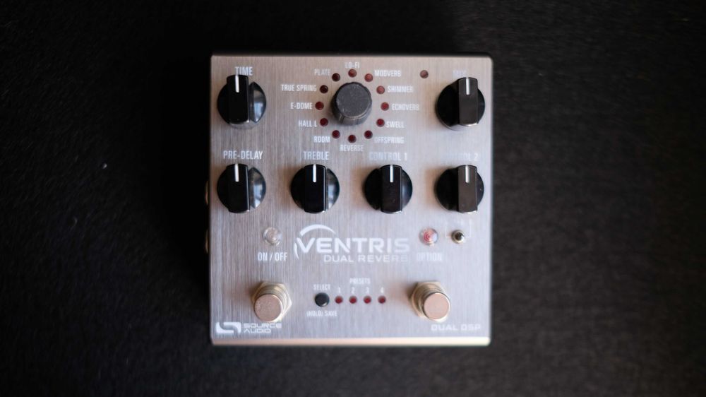 Pedal Source Audio Ventris Dual Reverb, novo, nunca saiu de casa