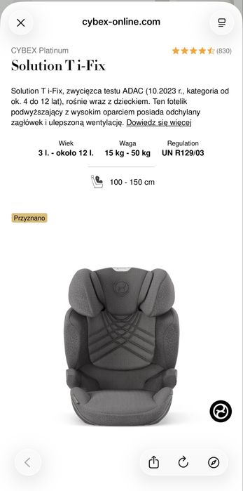 Cybex Solution T i-Fix