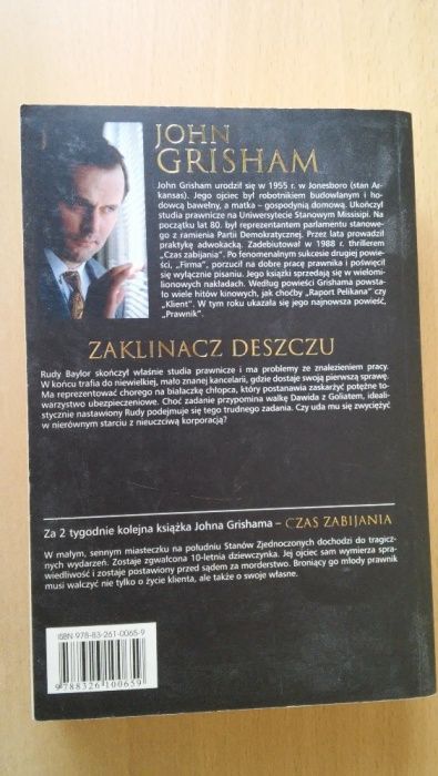 Zaklinacz deszczu - John Grisham