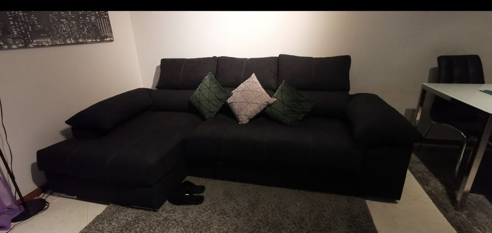 Sofa chaise lounge Dany com cama