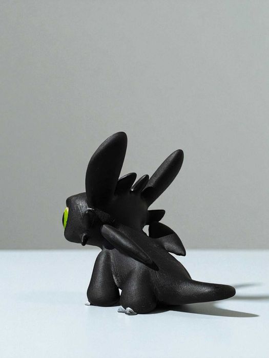 Мініатюра, Фігурка "Беззубик", розмір 70 мм, високоякісний 3д друк