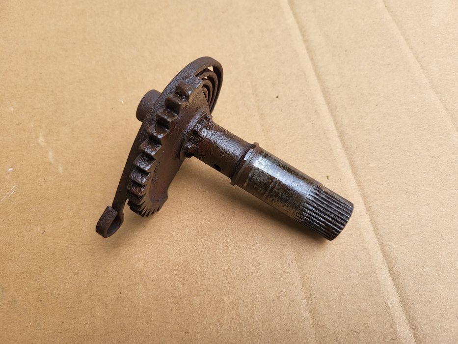 Wałek Startera WSK 125 WFM Oryginał PRL ZMD półksiężyc silnik kopniak