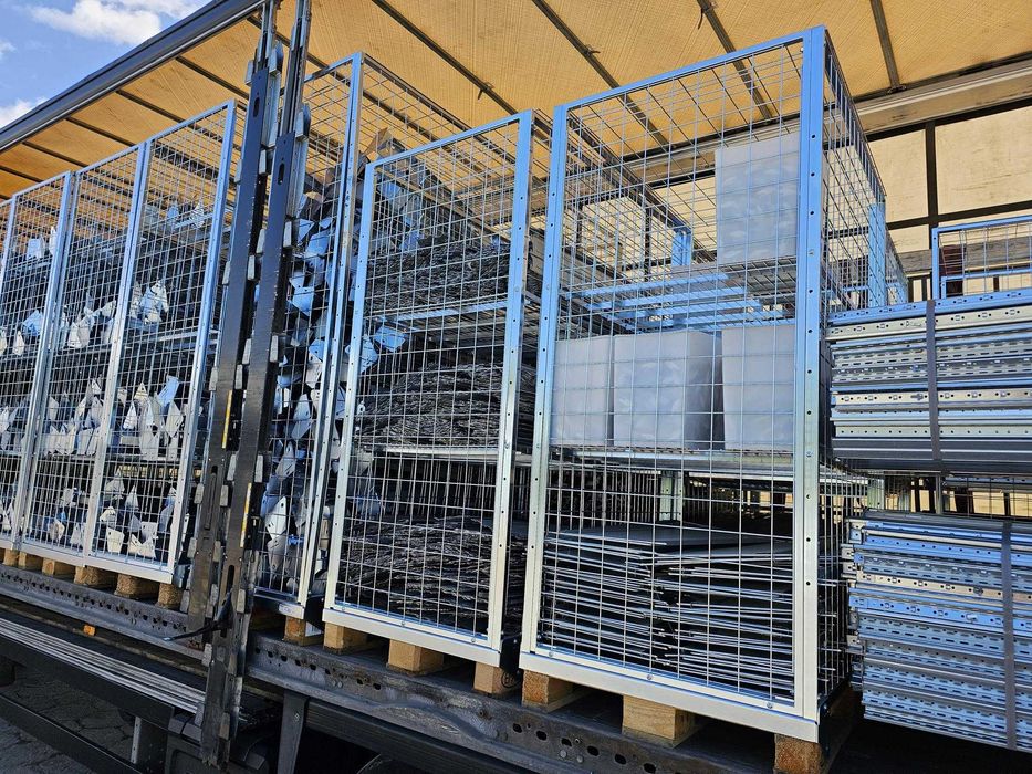 Kosz Nadstawka Gitterbox Siatkowy Regał Magazynowy Transportowy EPAL