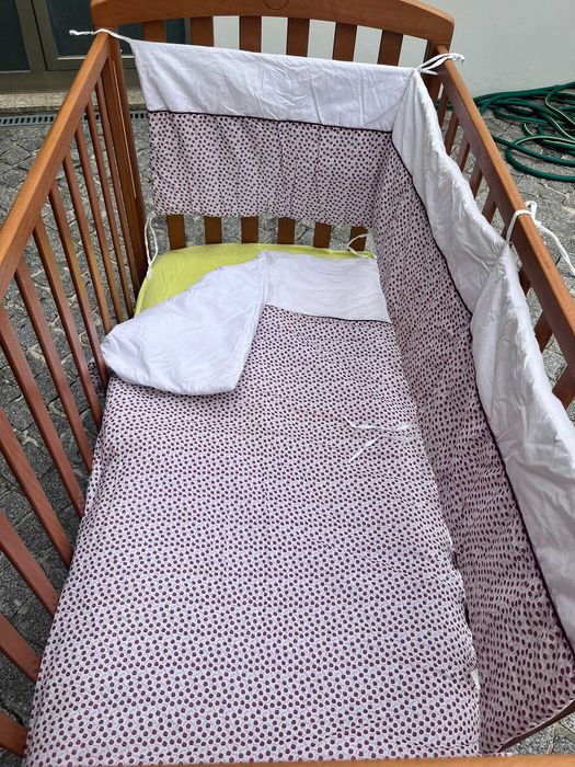 Edredão e Resguardo De Berço/Cama