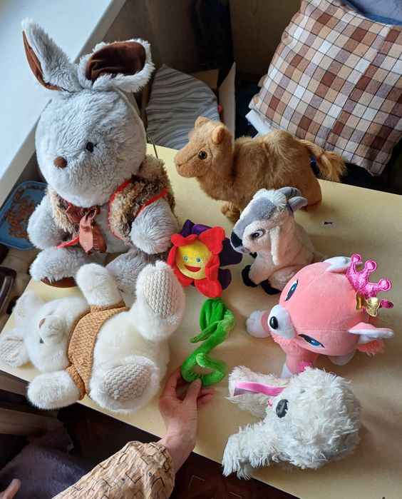 Мягкие игрушки  на руку кукольный  театр