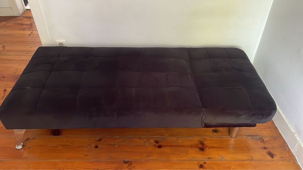 Sofá Chaise Azul Marinho