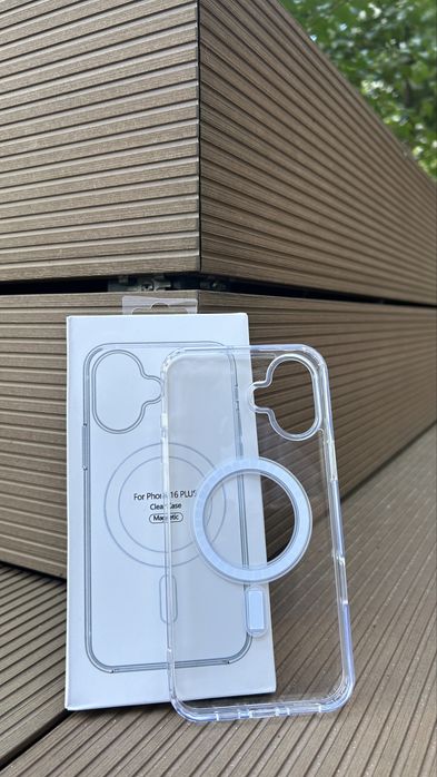 Silikonowe Przezroczyste Magsafe Etui do Iphone 16 Plus