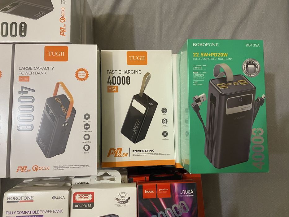 Повербанк Power bank Borofone/Hoco/XO/Tugii .Якісні по адекватній ціні