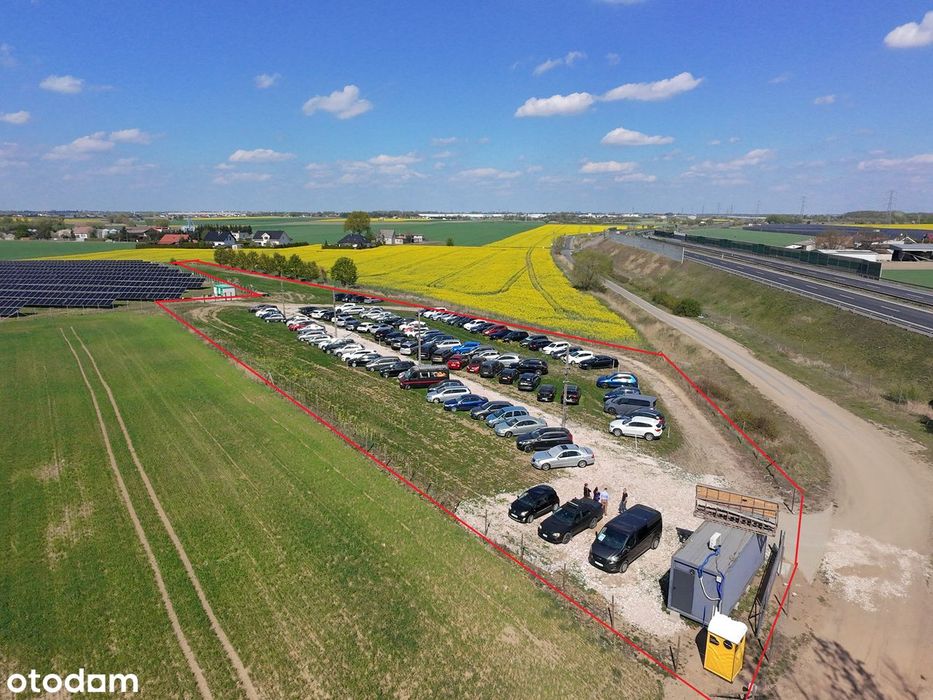 Parking, plac przy S11 k. Poznania monitoring oświetlenie 7000m2