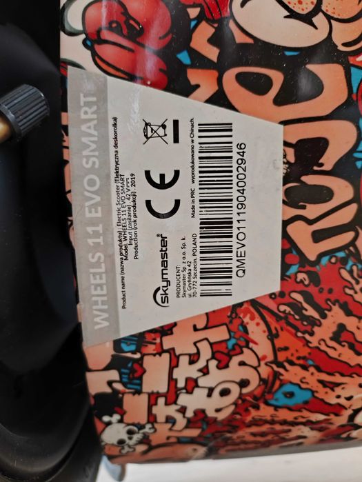 Deskorolka Elektryczna Skymaster Wheels 11 Evo Smart – Graffiti