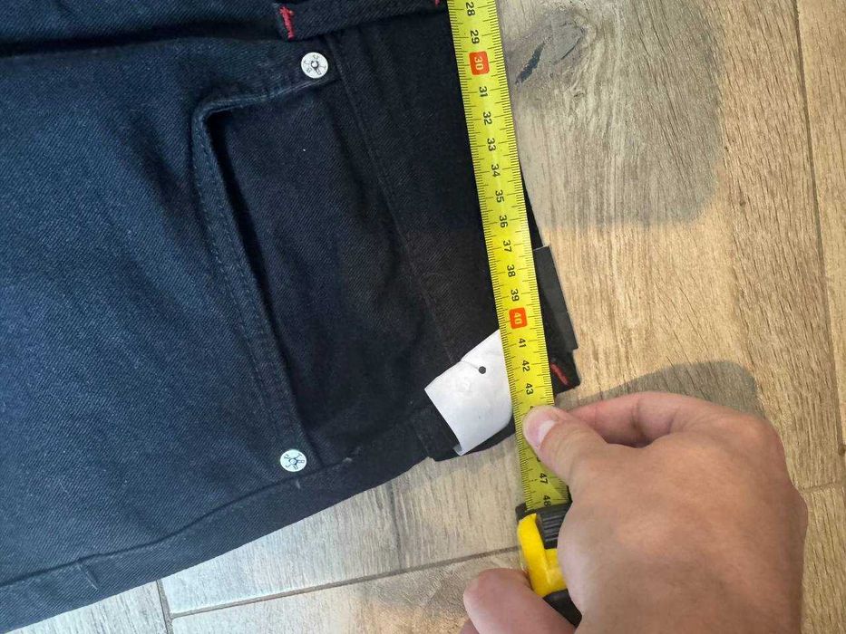 True Religion Geno W32 | Black Red Stitch | NOWE z metkami